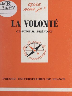 cover image of La volonté